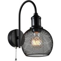 купить Светильник настенный (бра) 1*40Вт E27 черный Rivoli Лофт в Самаре Светильник настенный (бра) 1*40Вт E27 черный Rivoli Лофт