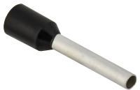 Наконечник-гильза 1,5-12 изолированный черный НШВИ IEK 20шт