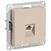 Атлас песочный розетка RJ45 скрытая 1-ая 