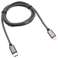 купить Кабель Type-C-Lightning 1м графит  в Самаре Кабель Type-C-Lightning 1м графит