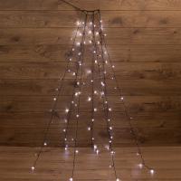 купить Гирлянда нить 1,5м белый 105свд с контроллером IP20 зеленый провод 8 режимов в Самаре Гирлянда нить 1,5м белый 105свд с контроллером IP20 зеленый провод 8 режимов