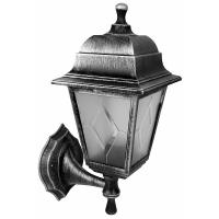 купить Светильник садово-парковый настенный 60Вт E27 пластик серебро IP44 4х гранный в Самаре Светильник садово-парковый настенный 60Вт E27 пластик серебро IP44 4х гранный