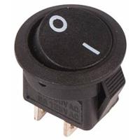 купить Выключатель RWB-105 ON-OFF 3А 250В черный micro круглый в Самаре Выключатель RWB-105 ON-OFF 3А 250В черный micro круглый
