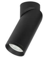 купить Светильник даунлайт 1*50Вт GU10 цилиндр черный накладной поворотный ЭРА в Самаре Светильник даунлайт 1*50Вт GU10 цилиндр черный накладной поворотный ЭРА