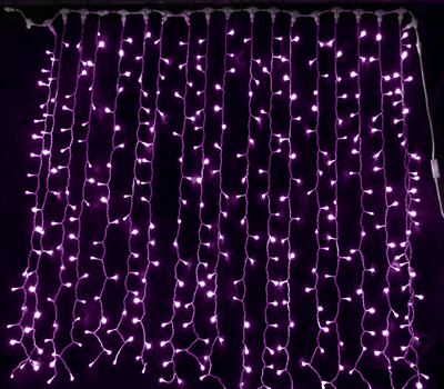 купить Гирлянда занавес 1,5*1,5м фиолетовый 368свд IP20 прозрачный провод (до 8мод) в Самаре Гирлянда занавес 1,5*1,5м фиолетовый 368свд IP20 прозрачный провод (до 8мод)