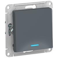 купить Атлас грифель выключатель 1кл с подсветкой скрытая 10А IP20  в Самаре Атлас грифель выключатель 1кл с подсветкой скрытая 10А IP20