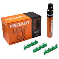 купить Гвозди 3*16мм усиленные с газовым баллоном FEDAST 1000шт в Самаре Гвозди 3*16мм усиленные с газовым баллоном FEDAST 1000шт