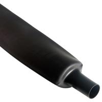 Трубка ТУТ 80/40мм черный 1м (2:1)