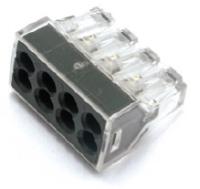 Клемма 8*2,5мм2 прозрачный IEK 773-328 4шт