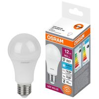 купить Лампа светодиодная 220В Е27 12Вт 6500К 960лм стандарт A60 матовая Osram LED Value в Самаре Лампа светодиодная 220В Е27 12Вт 6500К 960лм стандарт A60 матовая Osram LED Value