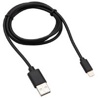 купить Кабель USB Lightning для Apple 1м чёрный 2,1А Rexant в Самаре Кабель USB Lightning для Apple 1м чёрный 2,1А Rexant