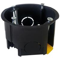 купить Коробка 68*45 круг гипсокартон IP20 чёрная PlexUp в Самаре Коробка 68*45 круг гипсокартон IP20 чёрная PlexUp