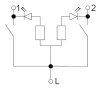 Фортепиано ваниль выключатель 2кл с подсветкой скрытая 10А IP20 
