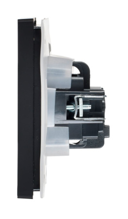 купить Фортепиано черный механизм розетки скрытая 1-мест заземление с крышкой шторки IP44  в Самаре Фортепиано черный механизм розетки скрытая 1-мест заземление с крышкой шторки IP44