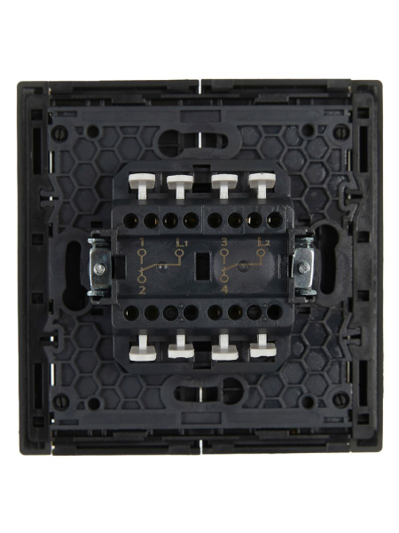 купить Фортепиано серый переключатель 2кл скрытая 10А IP20  в Самаре Фортепиано серый переключатель 2кл скрытая 10А IP20