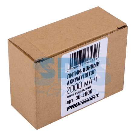 купить Аккумулятор 18650 2000mAh 3,7В 10шт Proconnect в Самаре Аккумулятор 18650 2000mAh 3,7В 10шт Proconnect