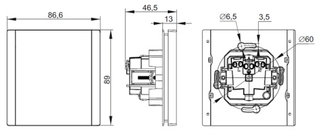 купить Фортепиано белый розетка скрытая 1-мест заземление с крышкой шторки IP44  в Самаре Фортепиано белый розетка скрытая 1-мест заземление с крышкой шторки IP44