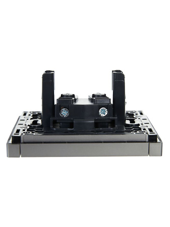 купить Фортепиано сталь розетка скрытая 1-мест IP20  в Самаре Фортепиано сталь розетка скрытая 1-мест IP20