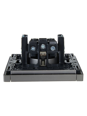 купить Фортепиано сталь розетка скрытая 1-мест заземление IP20  в Самаре Фортепиано сталь розетка скрытая 1-мест заземление IP20