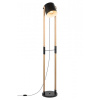 купить Торшер 1*60Вт E27 черный/дерево  в Самаре Торшер 1*60Вт E27 черный/дерево