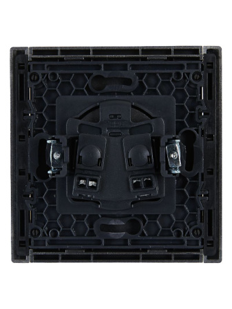 купить Фортепиано сталь розетка скрытая 1-мест IP20  в Самаре Фортепиано сталь розетка скрытая 1-мест IP20