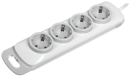 купить Удлинитель 5-мест 1,5м ПВС 3*1 белый выкл 2*USB IEK   в Самаре Удлинитель 5-мест 1,5м ПВС 3*1 белый выкл 2*USB IEK