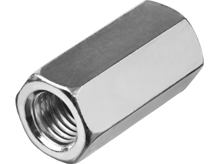 купить Гайка М10 соединительная цинк 2шт в Самаре Гайка М10 соединительная цинк 2шт