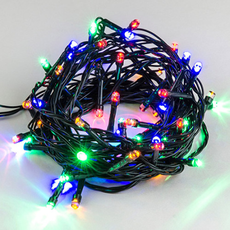 купить Гирлянда нить 2,8м мультицвет 20свд с контроллером IP20 зеленый провод 8 режимов в Самаре Гирлянда нить 2,8м мультицвет 20свд с контроллером IP20 зеленый провод 8 режимов