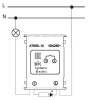 AtlasDesign выключатель скрытая мокко 1кл 10А IP20 