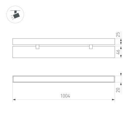 Светильник MAG-FLAT-FOLD-25-S1004-30W Day4000 (BK, 100 deg, 24V) (Arlight, IP20 Металл, 5 лет)