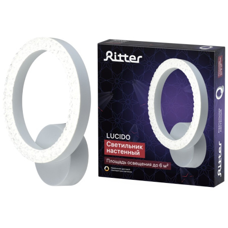 купить Светильник настенный (бра) свд 16Вт 3000К-6500К 1120лм белый Ritter в Самаре Светильник настенный (бра) свд 16Вт 3000К-6500К 1120лм белый Ritter