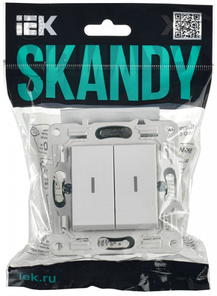 купить Сканди арктический белый выключатель 2кл с подсветкой скрытая 10А IP20 в Самаре Сканди арктический белый выключатель 2кл с подсветкой скрытая 10А IP20