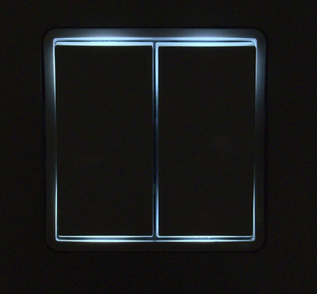 купить Инспириа белый переключатель 2кл с подсветкой скрытая 10А IP20   в Самаре Инспириа белый переключатель 2кл с подсветкой скрытая 10А IP20