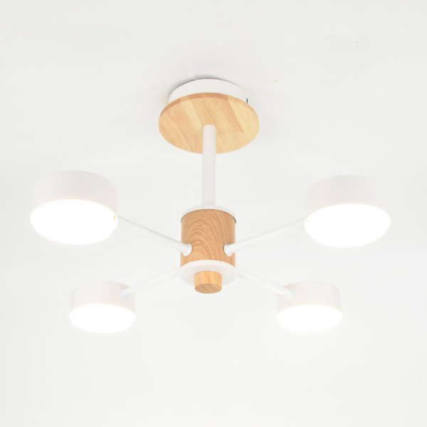 купить Светильник потолочный (люстра) 4*15Вт GX53 серый в Самаре Светильник потолочный (люстра) 4*15Вт GX53 серый