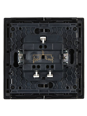 купить Фортепиано черный выключатель 2кл с подсветкой скрытая 10А IP20  в Самаре Фортепиано черный выключатель 2кл с подсветкой скрытая 10А IP20