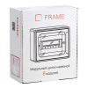 Бокс 8мод навесной белый дымчатая дверь IP40 FRAME DKC 