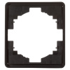 купить MIELE ROUND Рамка 1-постовая черная KRANZ в Самаре MIELE ROUND Рамка 1-постовая черная KRANZ