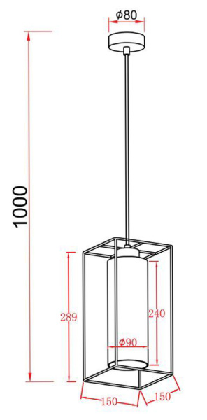 купить Светильник подвес 1*40Вт E27 черный/дымчатый цилиндр Лофт в Самаре Светильник подвес 1*40Вт E27 черный/дымчатый цилиндр Лофт