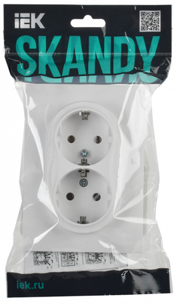 купить Сканди арктический белый розетка скрытая 2-мест заземление IP20 в Самаре Сканди арктический белый розетка скрытая 2-мест заземление IP20
