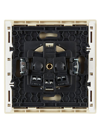 купить Фортепиано ваниль розетка скрытая 1-мест заземление IP20  в Самаре Фортепиано ваниль розетка скрытая 1-мест заземление IP20