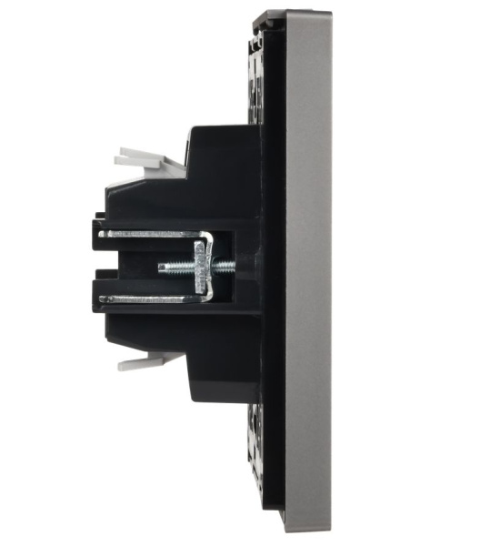 купить Фортепиано сталь выключатель кнопочный 1кл скрытая 10А IP20  в Самаре Фортепиано сталь выключатель кнопочный 1кл скрытая 10А IP20