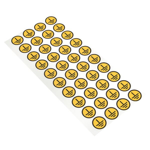 купить Самоклеящаяся этикетка "Заземление" 20*20мм EKF в Самаре Самоклеящаяся этикетка "Заземление" 20*20мм EKF