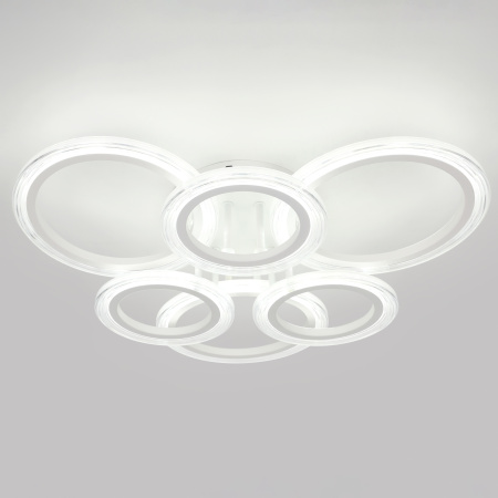 купить Светильник потолочный (люстра) свд 90Вт 3000К-6500К 7300лм белый пульт в Самаре Светильник потолочный (люстра) свд 90Вт 3000К-6500К 7300лм белый пульт