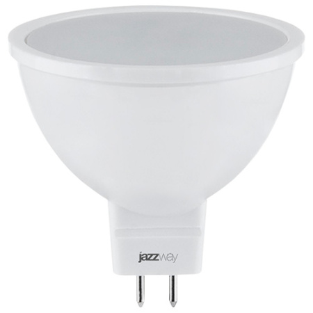 Лампа свд 220В GU5.3 11Вт 3000К 920лм MR16 матовая Jazzway