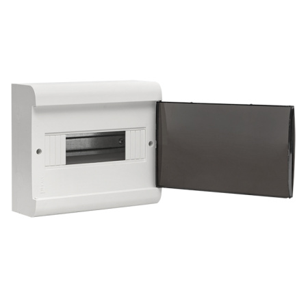 купить Бокс 10мод навесной белый чёрная дверь IP41 ЩРН-П EKF Basic в Самаре Бокс 10мод навесной белый чёрная дверь IP41 ЩРН-П EKF Basic