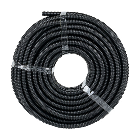 купить Труба гофра 16мм ПНД легкая 100м EKF черный в Самаре Труба гофра 16мм ПНД легкая 100м EKF черный