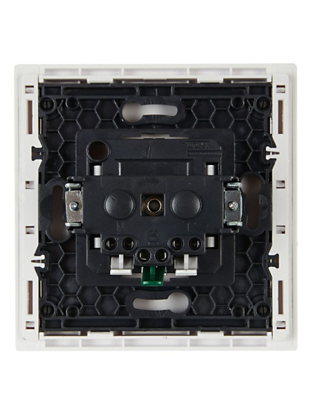 купить Фортепиано белый розетка скрытая 1-мест заземление быстрозажим. клем. IP20  в Самаре Фортепиано белый розетка скрытая 1-мест заземление быстрозажим. клем. IP20