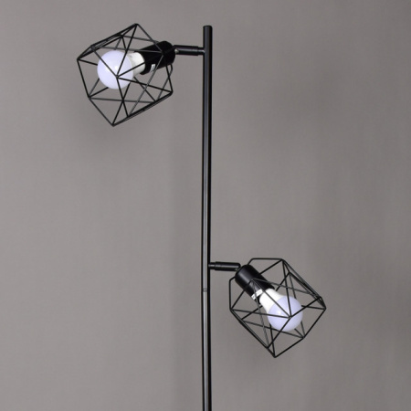 купить Торшер 2*60Вт E27 черный Готика в Самаре Торшер 2*60Вт E27 черный Готика