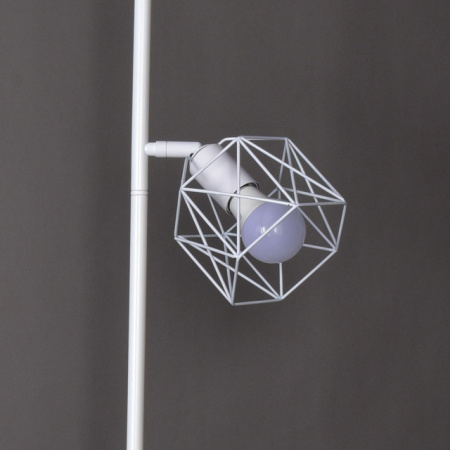 купить Торшер 2*60Вт E27 белый Готика в Самаре Торшер 2*60Вт E27 белый Готика