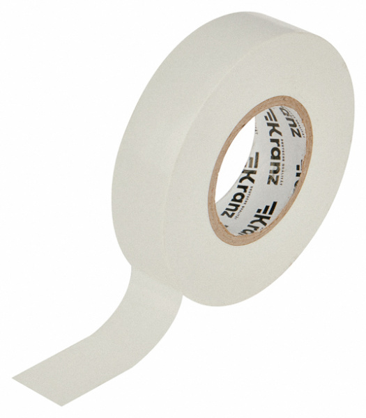 купить Изолента ПВХ 19мм*20м белый Kranz  в Самаре Изолента ПВХ 19мм*20м белый Kranz